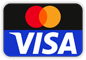 Wir akzeptieren Zahlungen per Mastercard oder VISA
