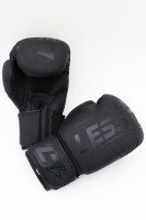 Less Talk Athletics Boxing Gloves Vegan Black 16oz