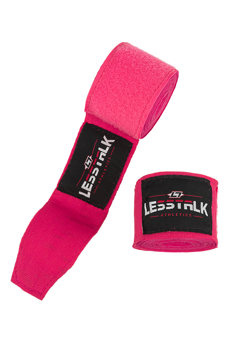 Less Talk Handwraps Pink 460cm box