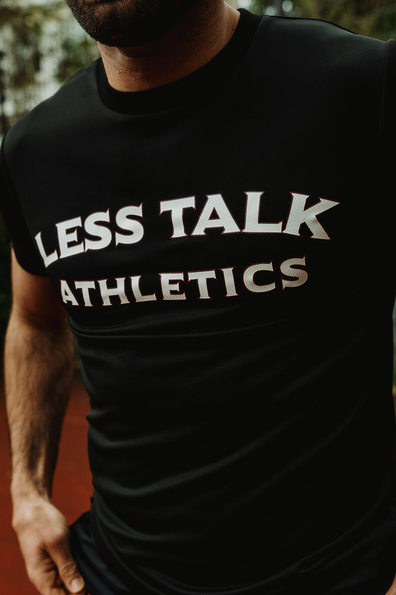 Less Talk Athletics Active Shirt Black box