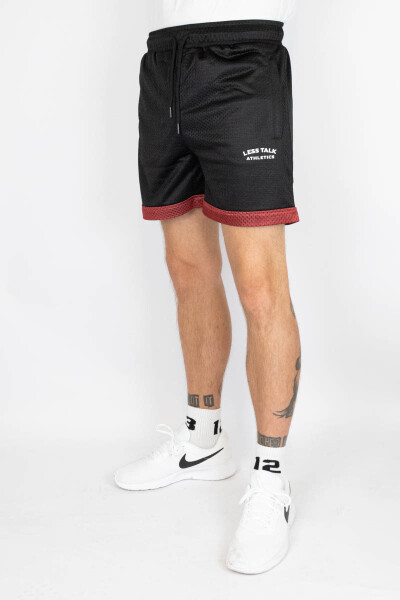 Less Talk Mesh Shorts Black Rust