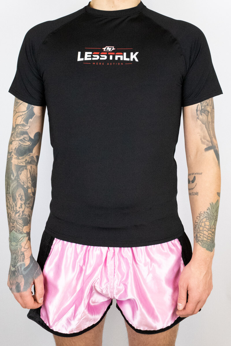 Less Talk Rashguard Shortsleeve Black