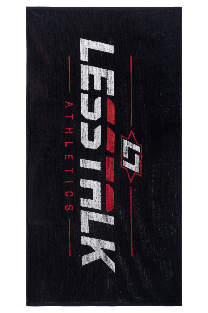 Less Talk Athletics Towel Black