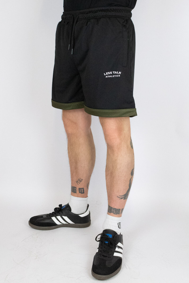 Less Talk Mesh Shorts Black Olive