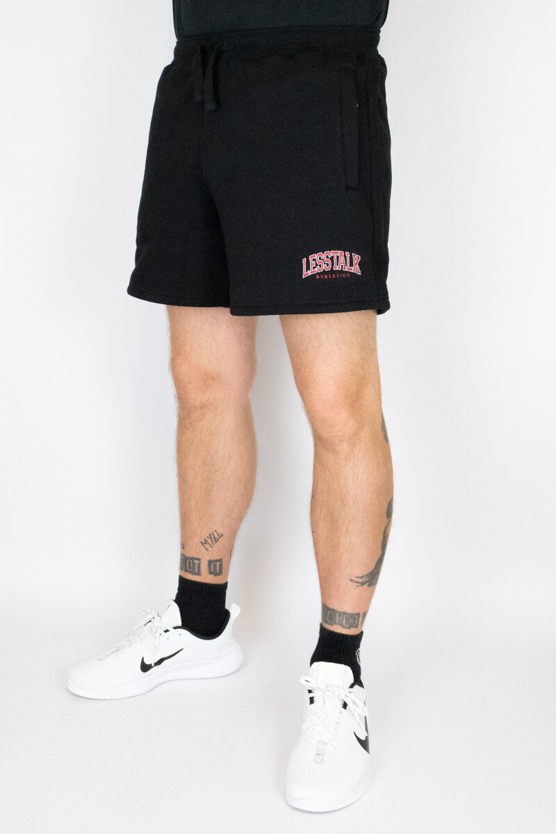 Less Talk College Shorts Black