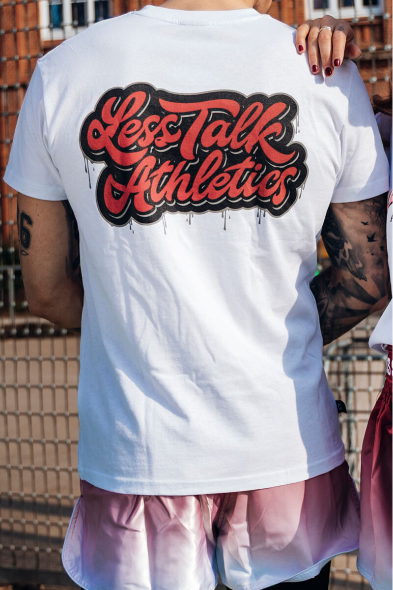 Less Talk T-Shirt Drip White