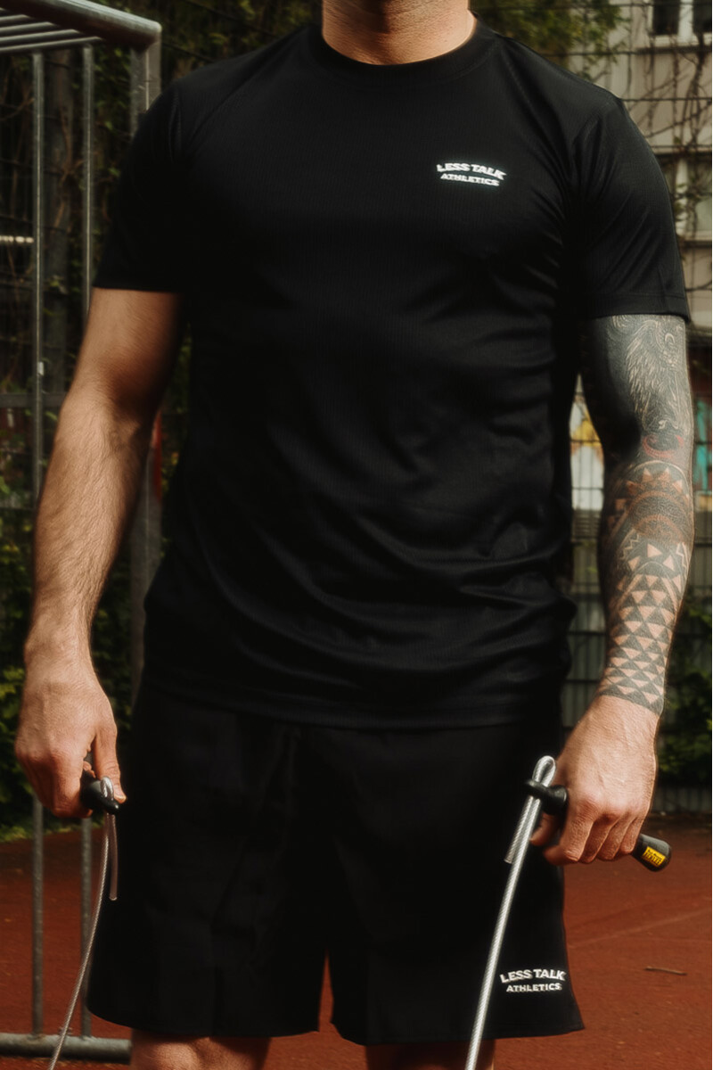 Less Talk Athletics Active NG Shirt Blac box
