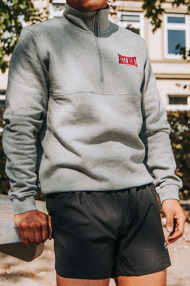 Less Talk Athletics Halfzip Rotfront Gre box