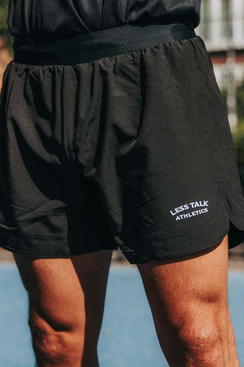 Less Talk Athletics Ripstop Fightshorts  box
